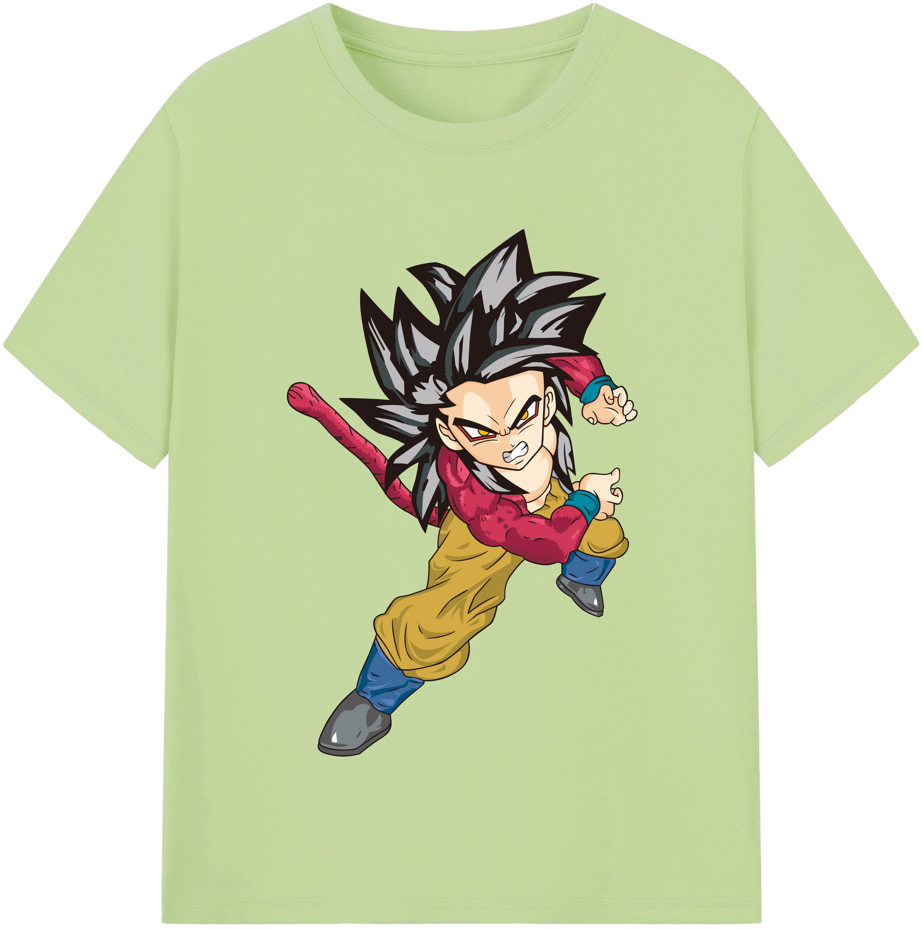 （画像用） ドラゴンボール 孫悟空（そん ごくう）Son Goku カカロット DRAGON BALL Kakarotto 綿100％半袖Tシャツ（フロントプリント）